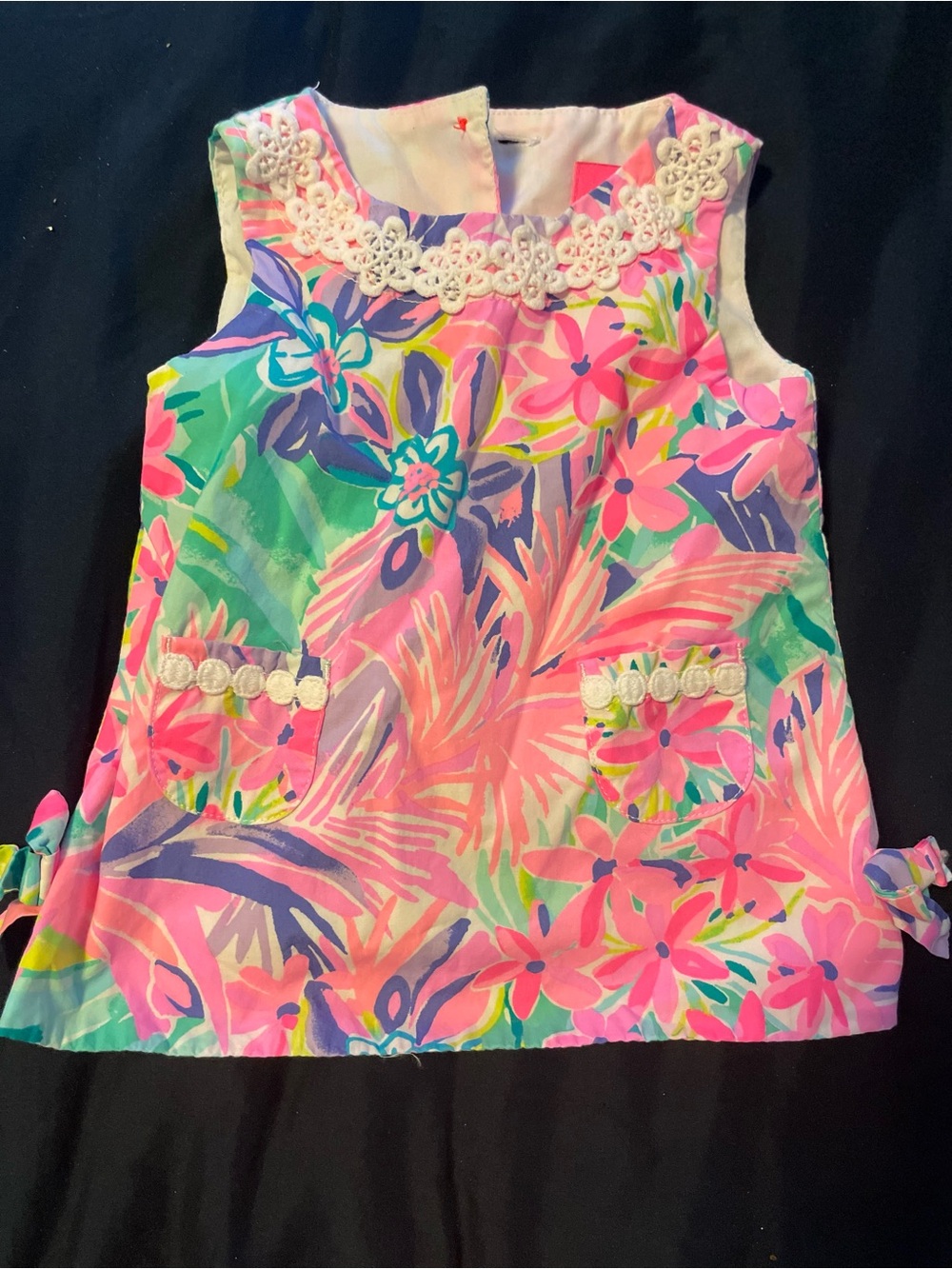 Lilly Pulitzer Pink & Multi Floral Sleeveless Tunic